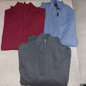 Jos. A. Bank XL 1/4 Zip Men's Sweaters